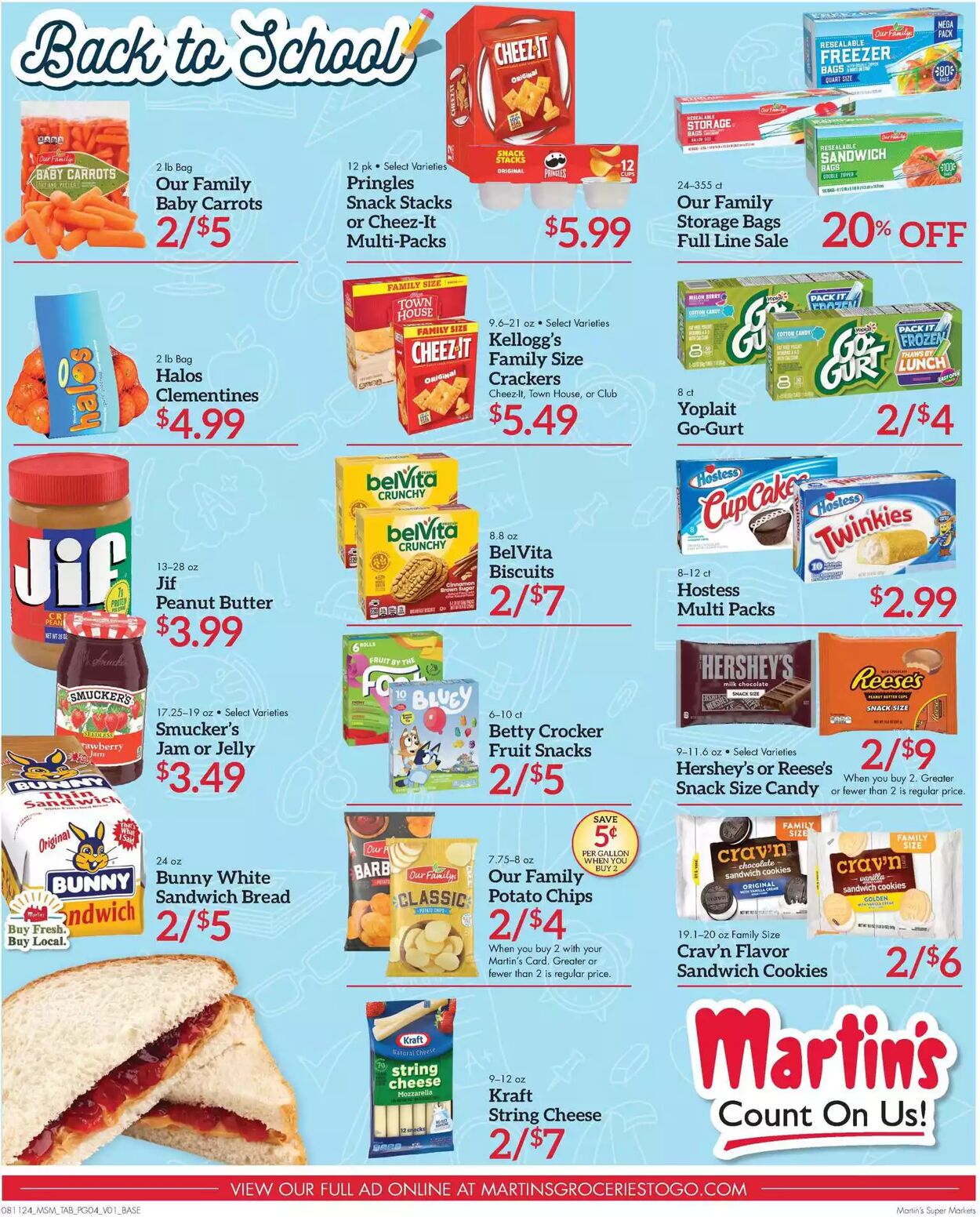 Weekly ad Martin's Supermarkets 08/11/2024 - 08/17/2024