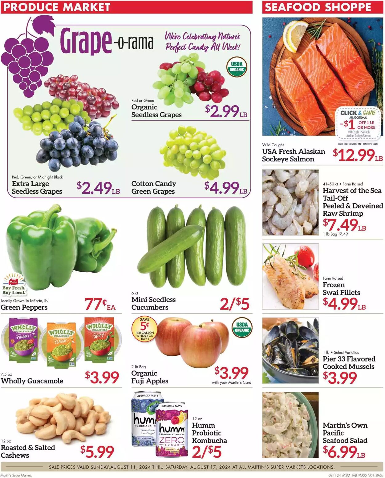 Weekly ad Martin's Supermarkets 08/11/2024 - 08/17/2024