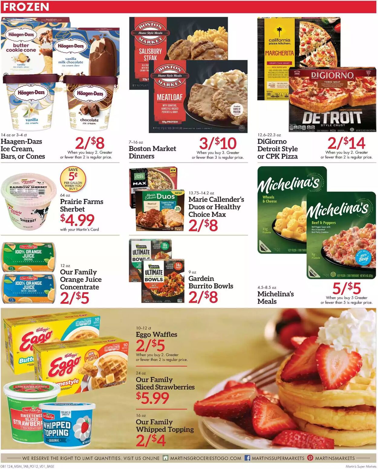 Weekly ad Martin's Supermarkets 08/11/2024 - 08/17/2024