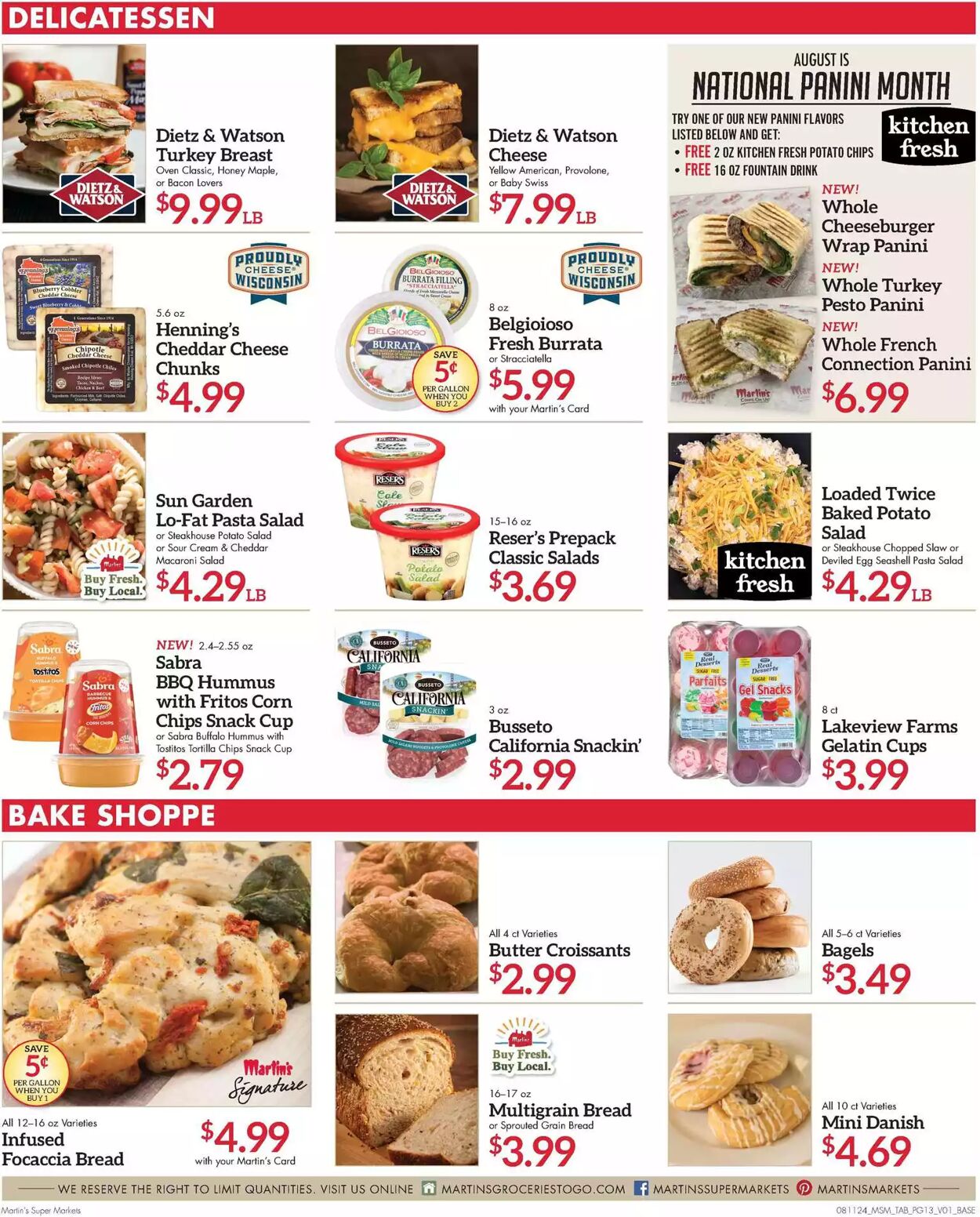 Weekly ad Martin's Supermarkets 08/11/2024 - 08/17/2024