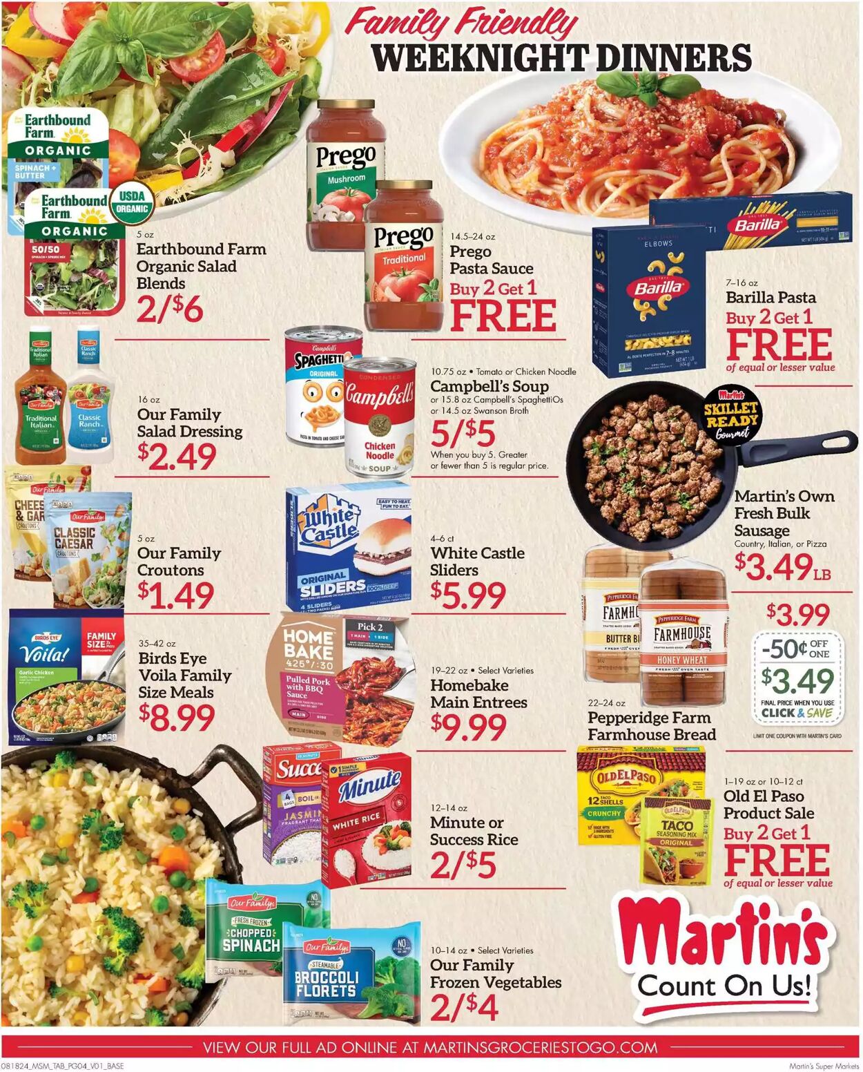 Weekly ad Martin's Supermarkets 08/18/2024 - 08/24/2024