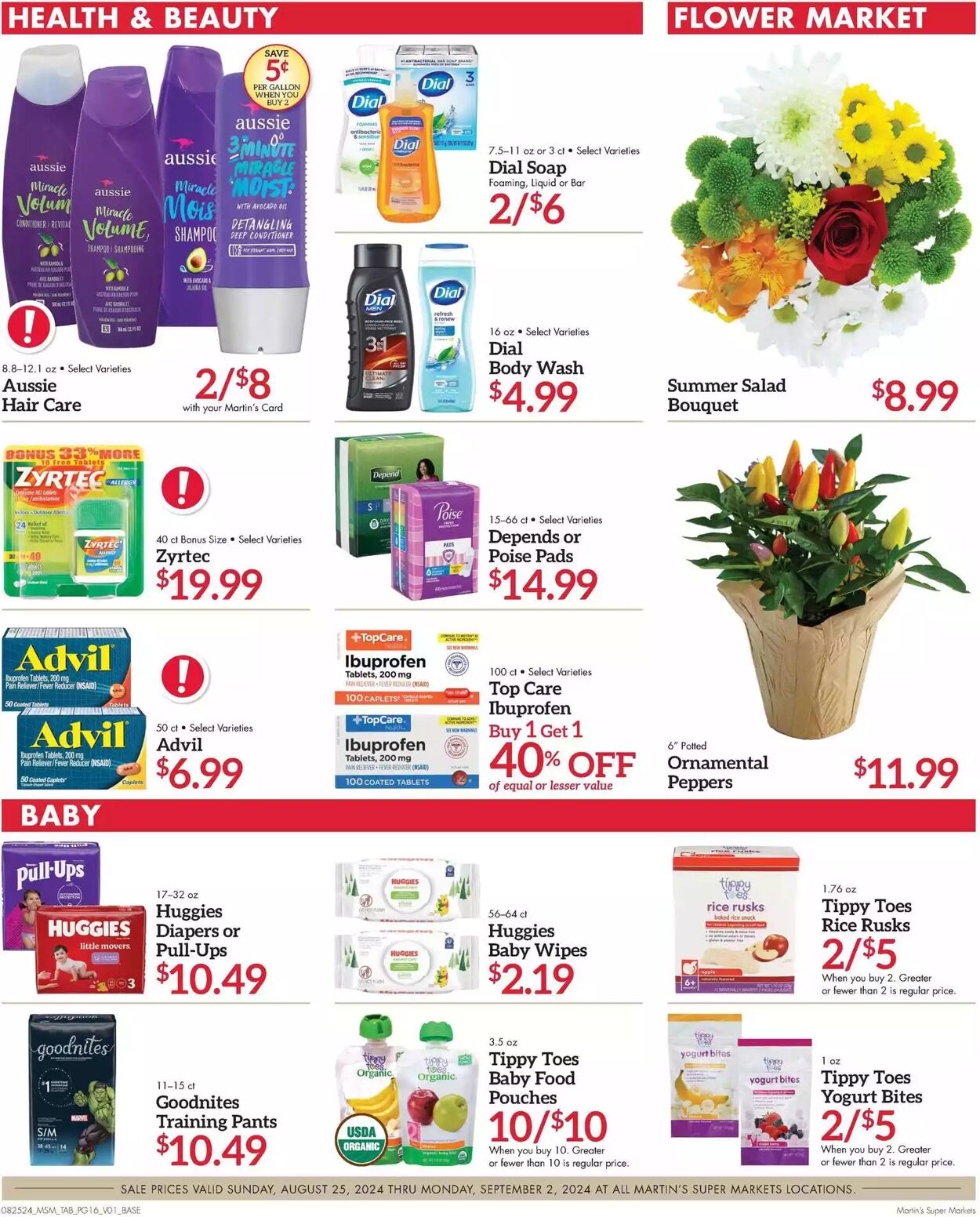 Weekly ad Martin's Supermarkets 08/25/2024 - 09/02/2024