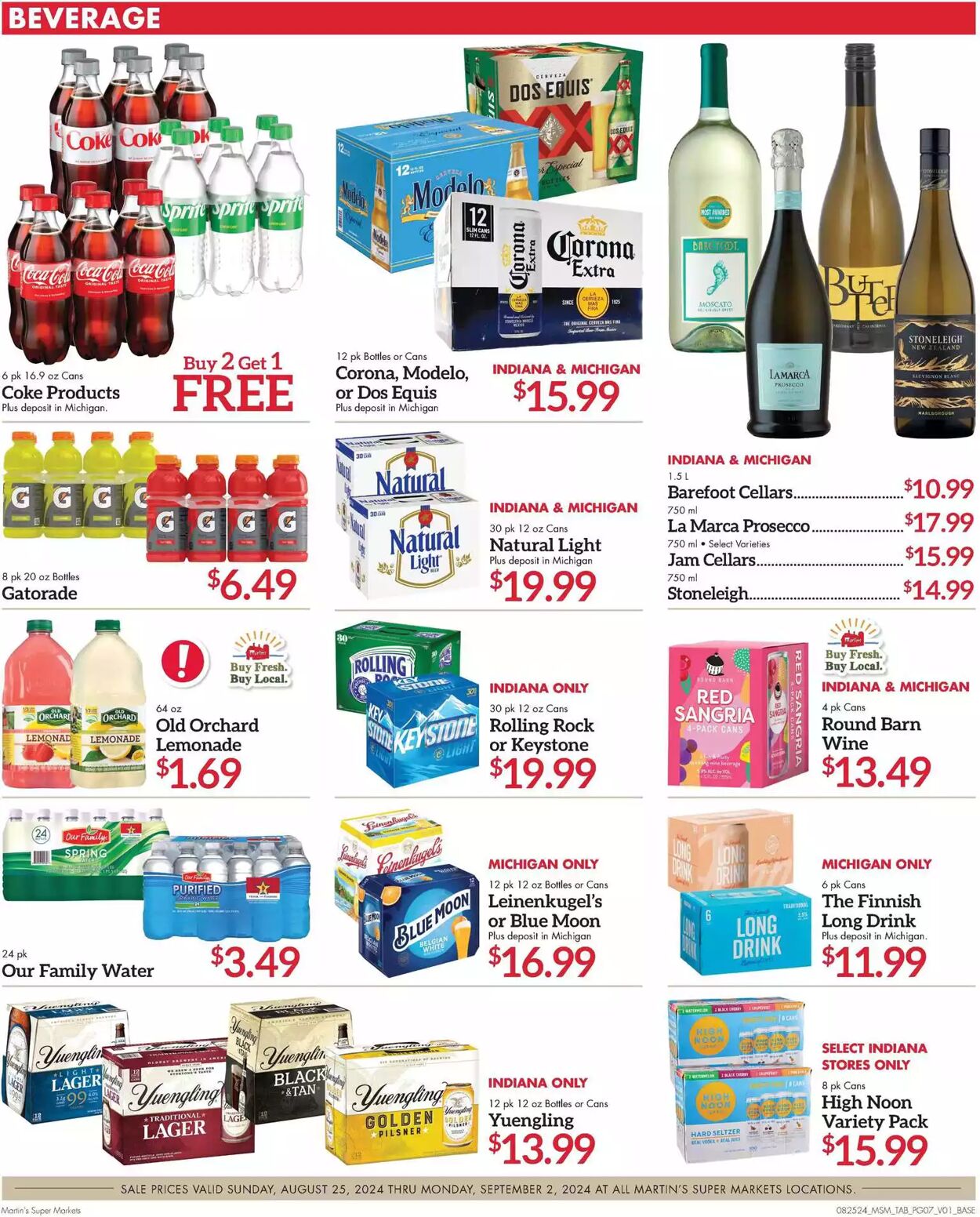 Weekly ad Martin's Supermarkets 08/25/2024 - 09/02/2024