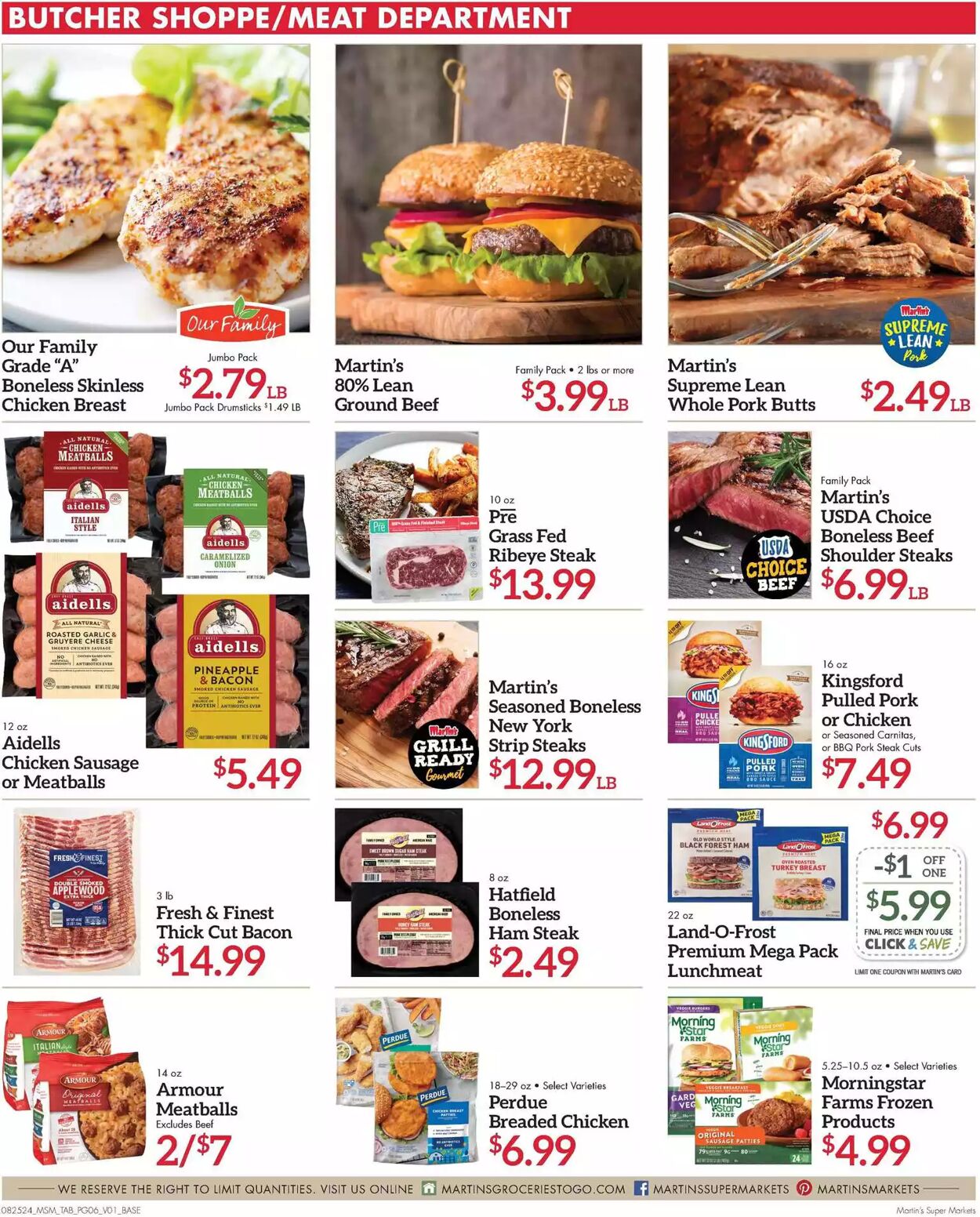 Weekly ad Martin's Supermarkets 08/25/2024 - 09/02/2024