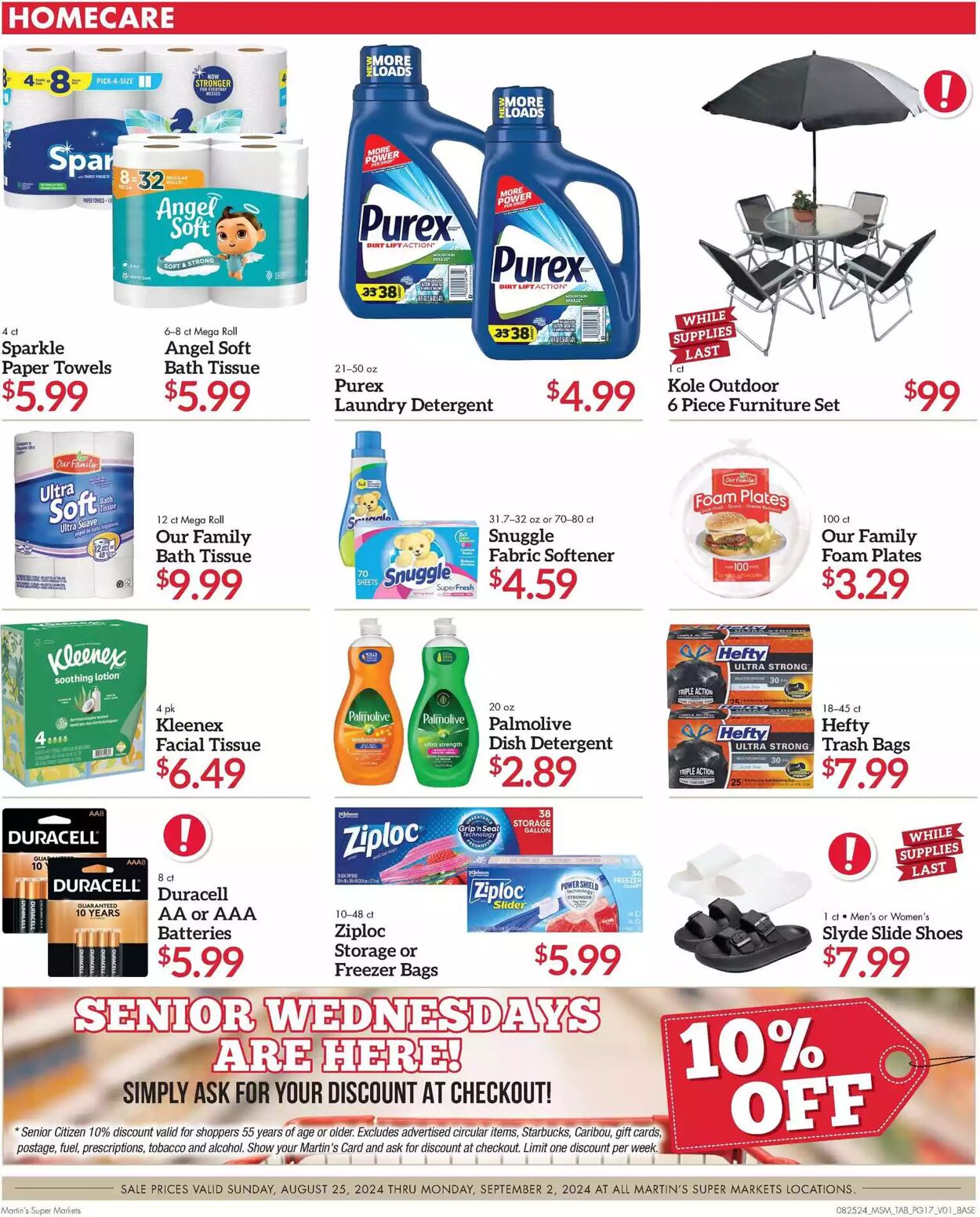 Weekly ad Martin's Supermarkets 08/25/2024 - 09/02/2024