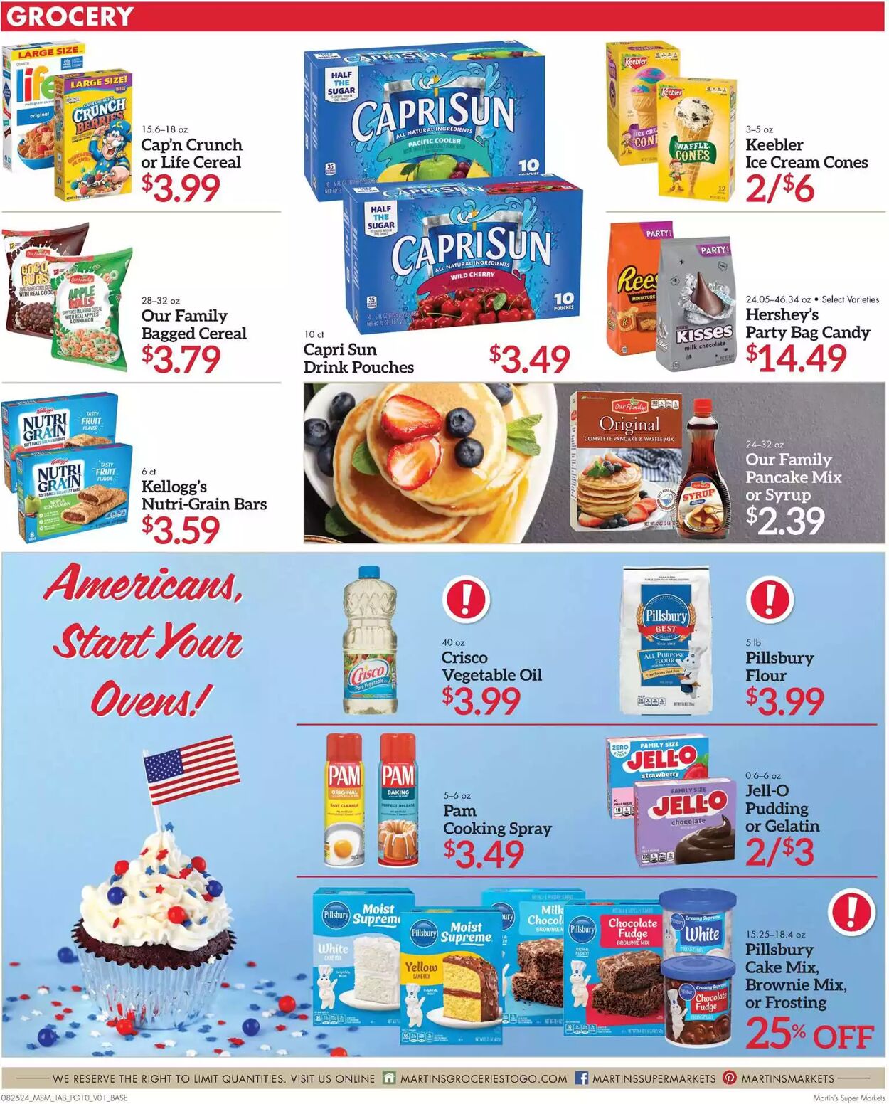 Weekly ad Martin's Supermarkets 08/25/2024 - 09/02/2024