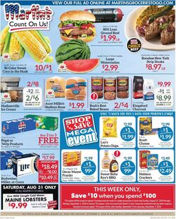 Weekly ad Martin's Supermarkets 08/11/2024 - 08/17/2024