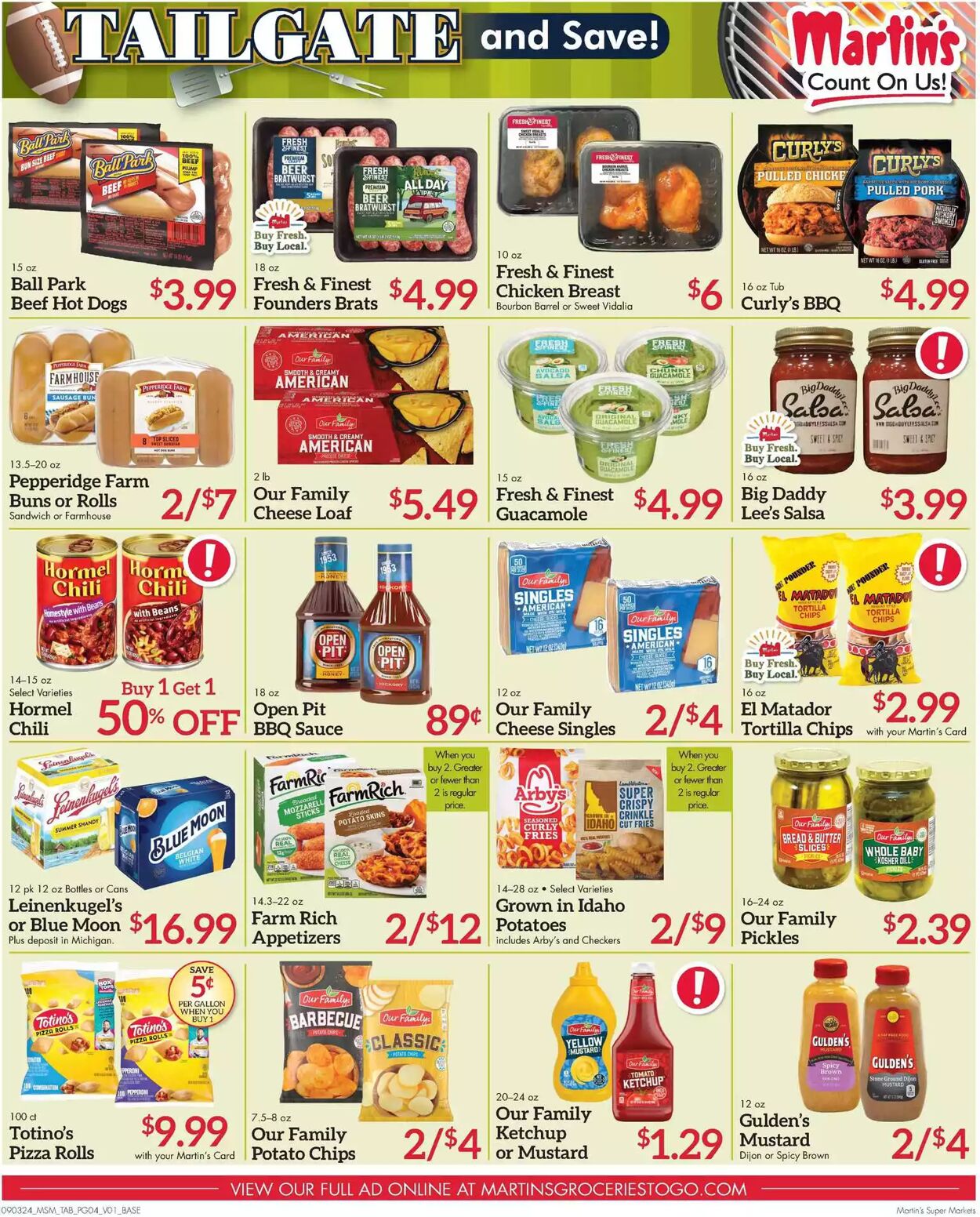 Weekly ad Martin's Supermarkets 09/03/2024 - 09/07/2024