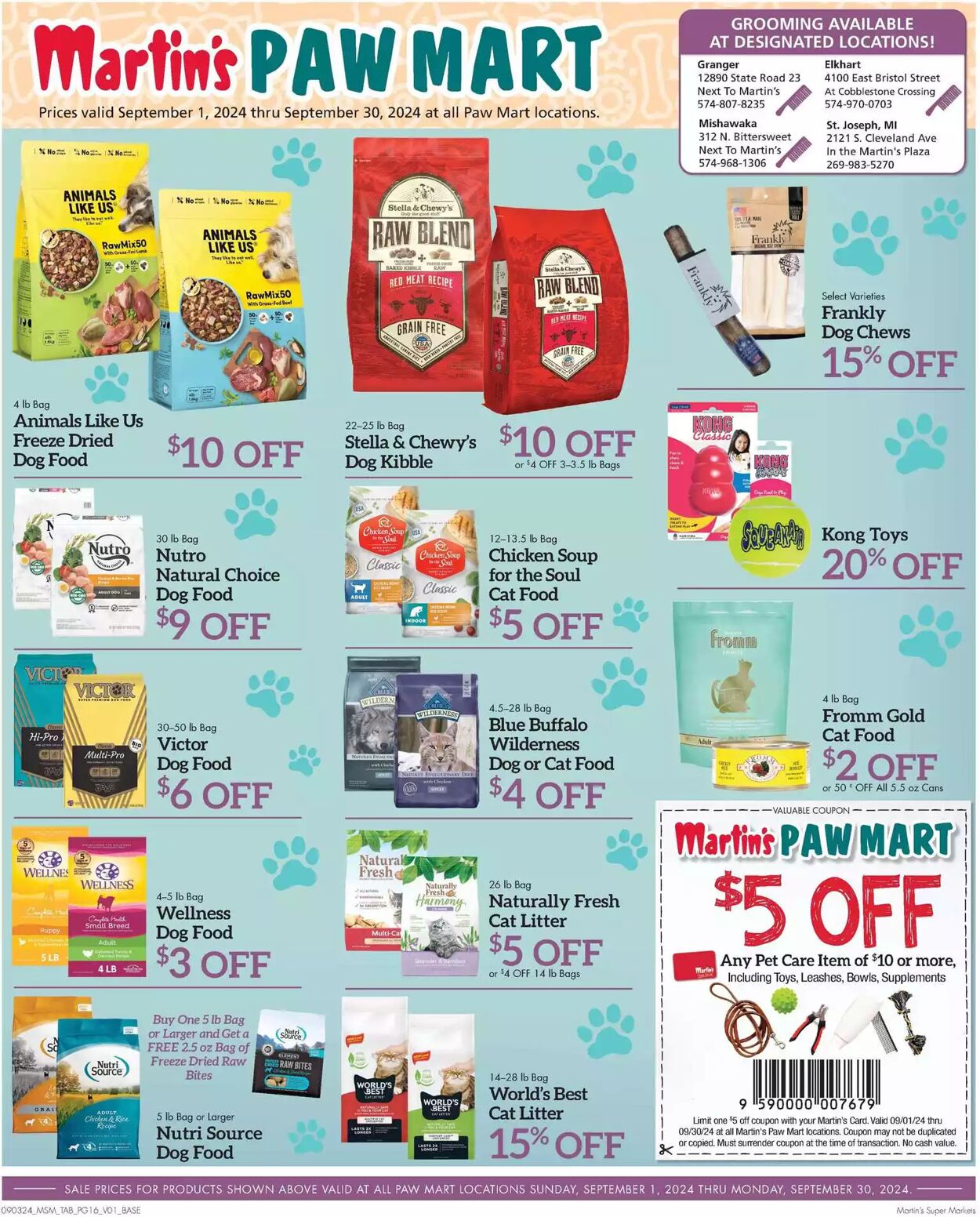 Weekly ad Martin's Supermarkets 09/03/2024 - 09/07/2024