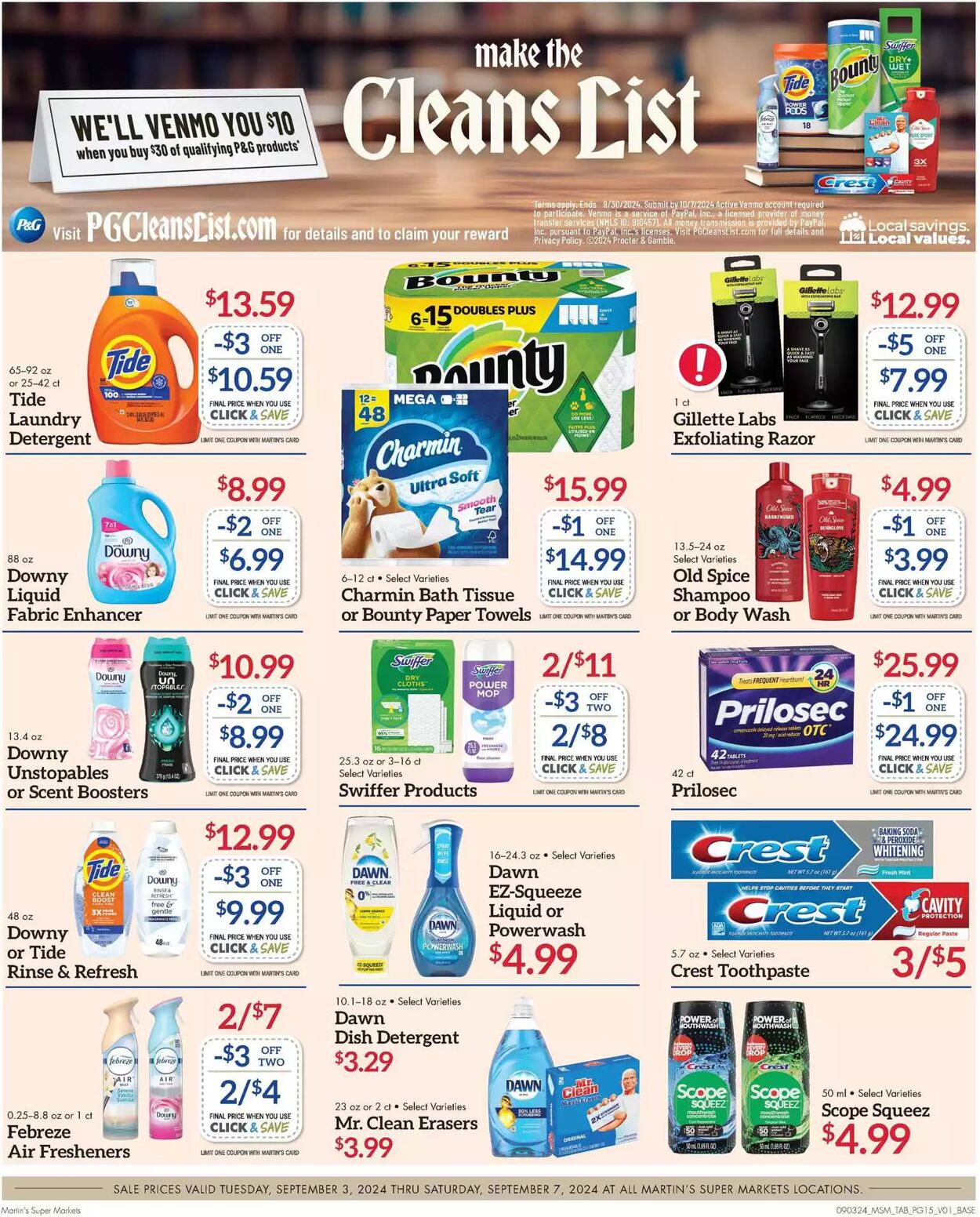 Weekly ad Martin's Supermarkets 09/03/2024 - 09/07/2024