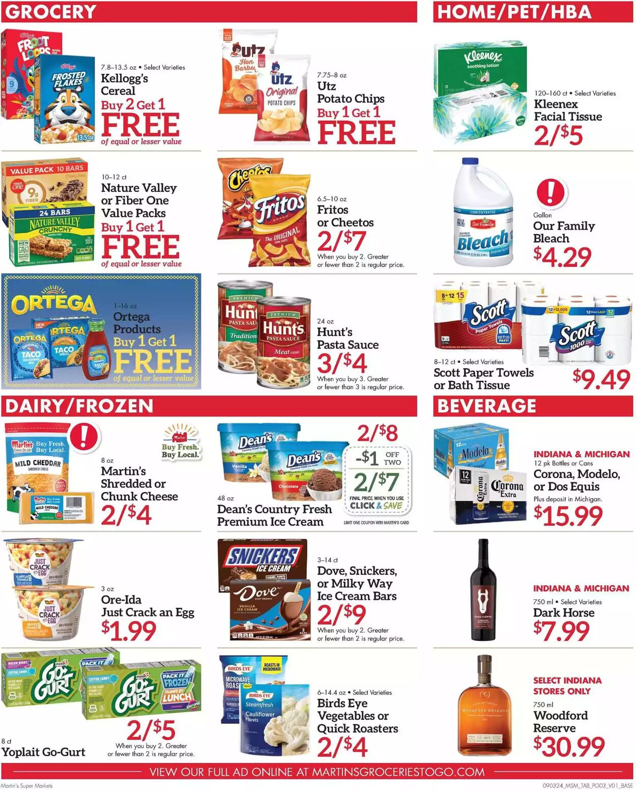 Weekly ad Martin's Supermarkets 09/03/2024 - 09/07/2024