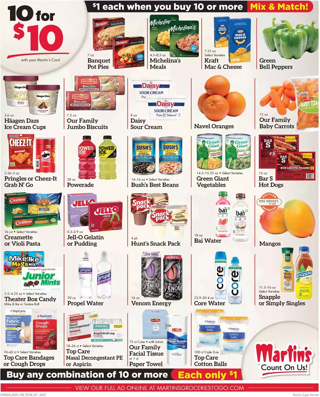 Weekly ad Martin's Supermarkets 09/08/2024 - 09/14/2024