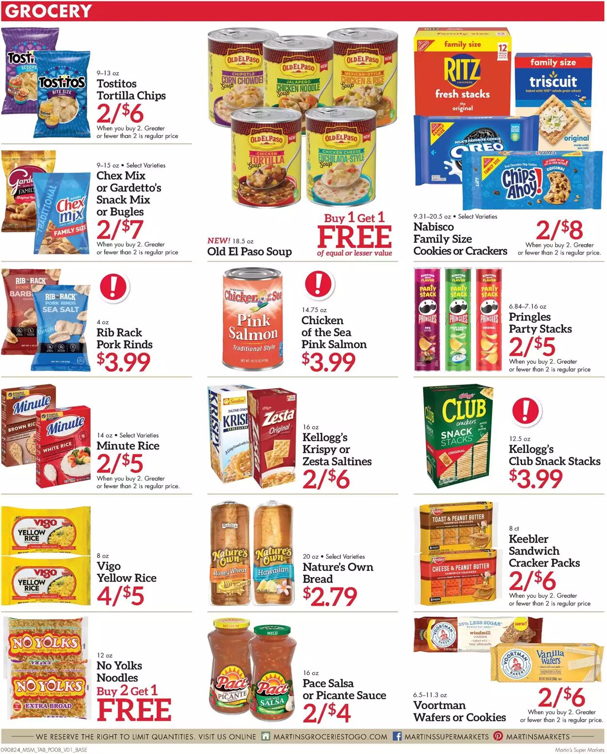 Weekly ad Martin's Supermarkets 09/08/2024 - 09/14/2024