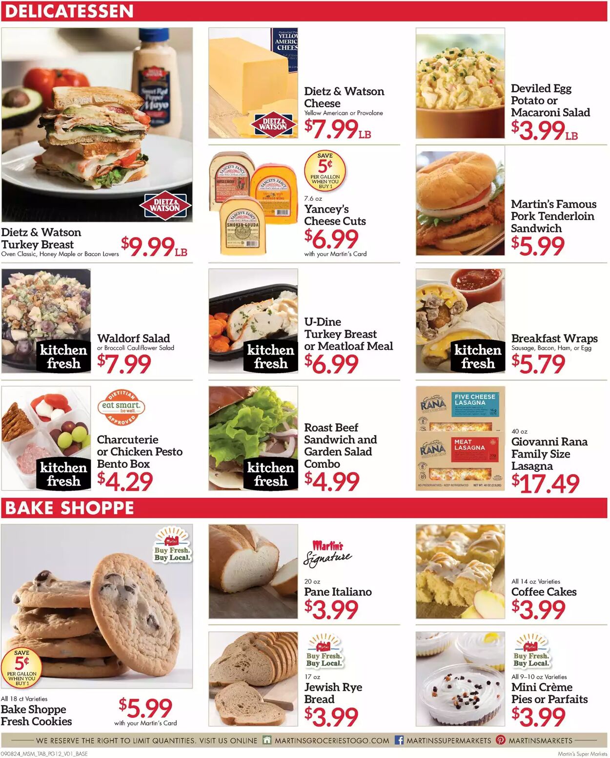 Weekly ad Martin's Supermarkets 09/08/2024 - 09/14/2024