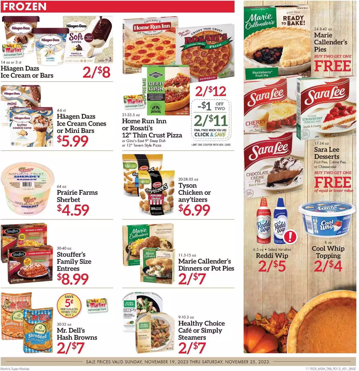 Weekly ad Martin's Supermarkets 11/19/2023 - 11/25/2023