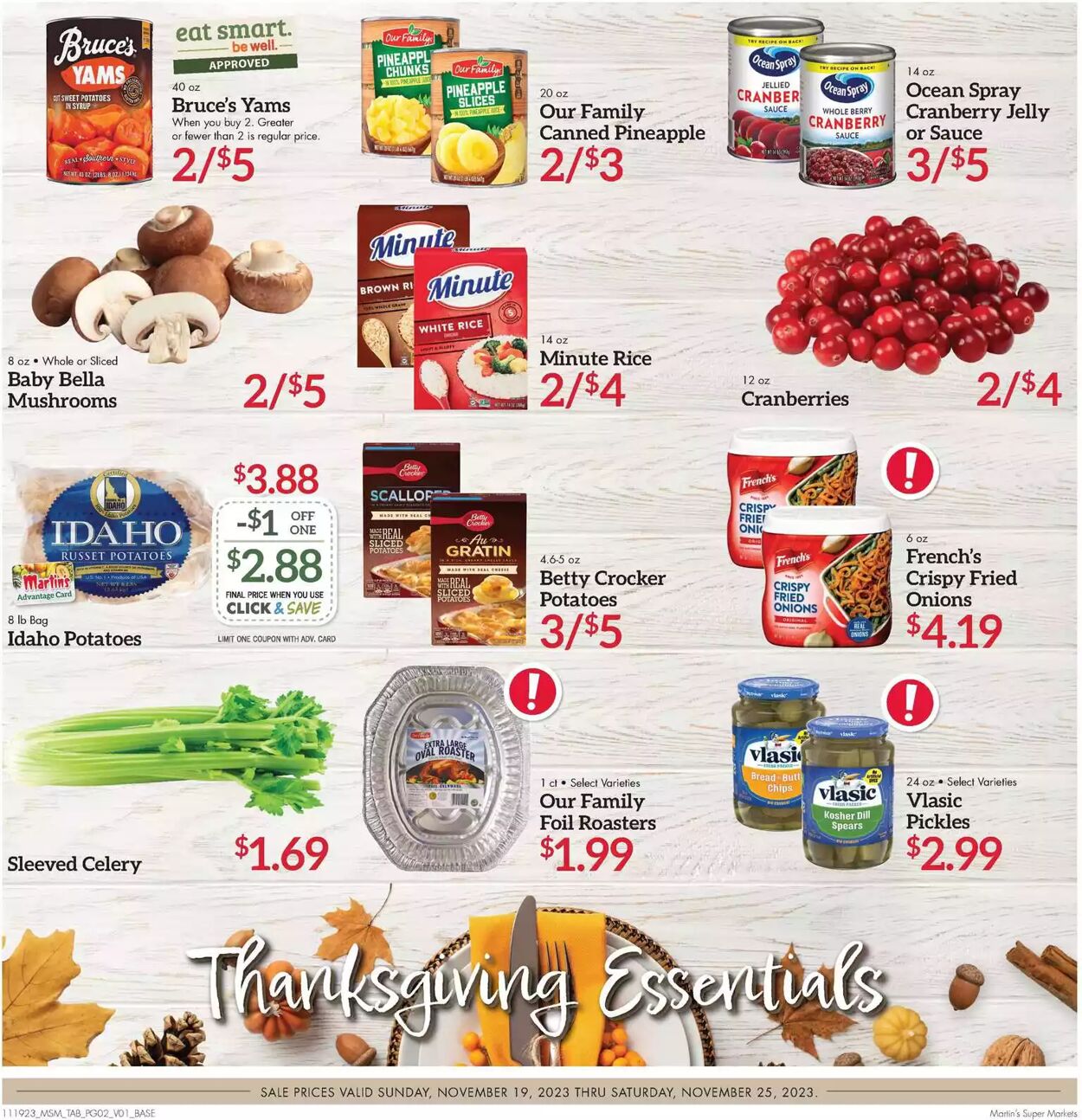 Weekly ad Martin's Supermarkets 11/19/2023 - 11/25/2023