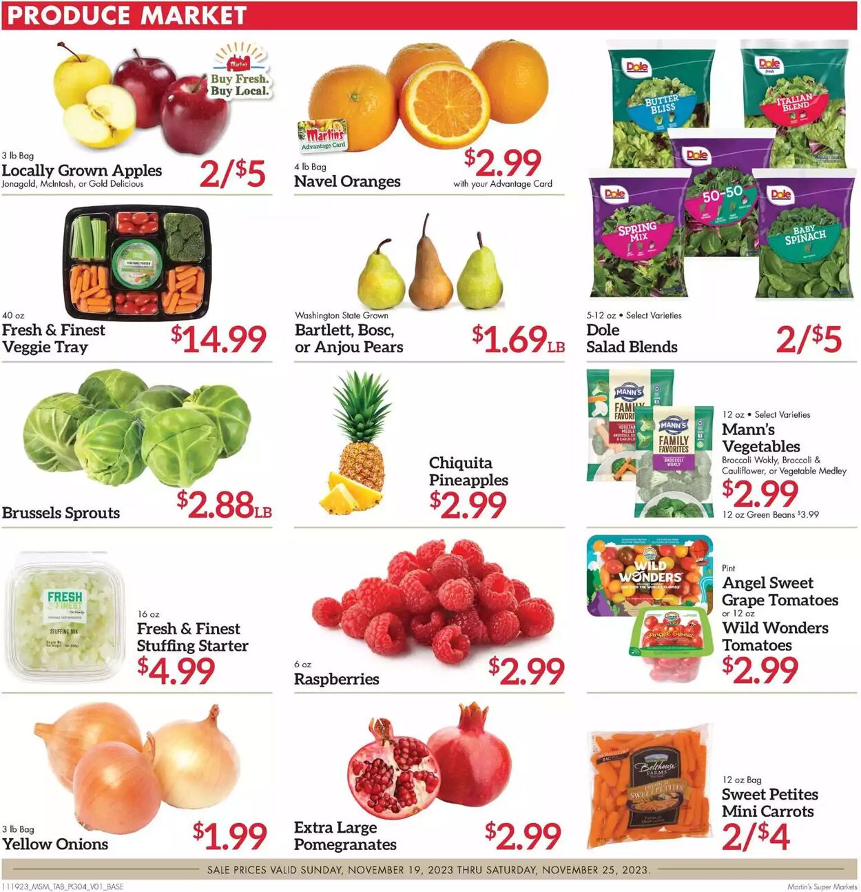 Weekly ad Martin's Supermarkets 11/19/2023 - 11/25/2023