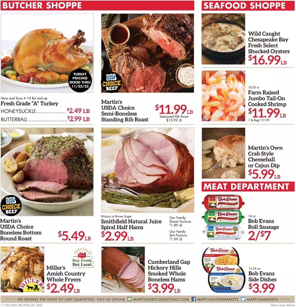 Weekly ad Martin's Supermarkets 11/19/2023 - 11/25/2023