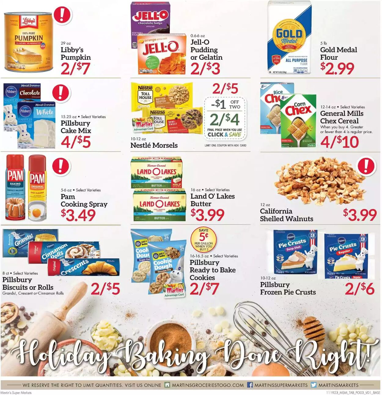 Weekly ad Martin's Supermarkets 11/19/2023 - 11/25/2023