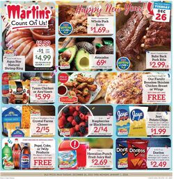 Weekly ad Martin's Supermarkets 12/26/2023 - 01/01/2024