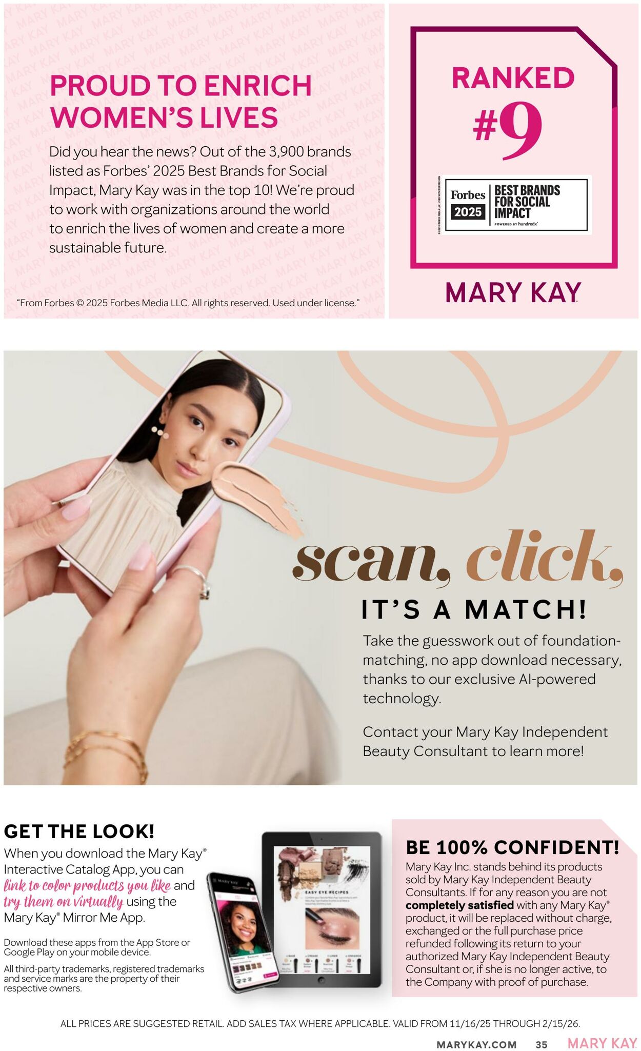 Weekly ad Mary Kay 11/16/2025 - 02/16/2026