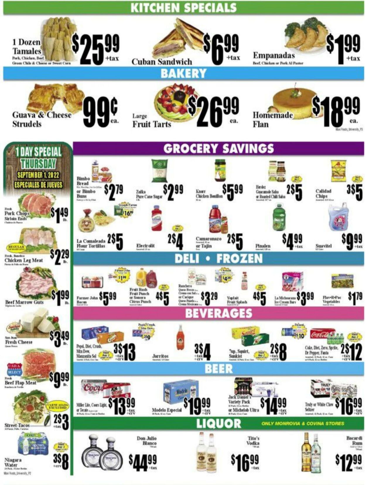 Weekly ad Maxi Foods 08/31/2022 - 09/06/2022