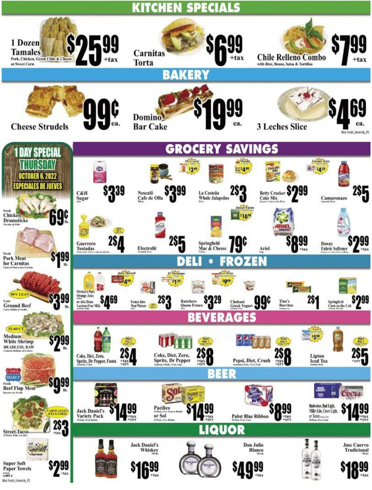 Weekly ad Maxi Foods 10/05/2022 - 10/11/2022