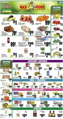 Weekly ad Maxi Foods 09/28/2022-10/04/2022