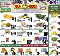 Weekly ad Maxi Foods 03/22/2023 - 03/28/2023