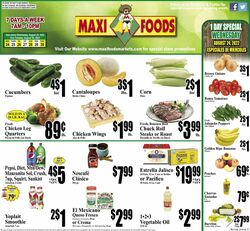 Weekly ad Maxi Foods 08/24/2022-08/30/2022