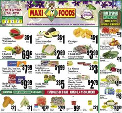 Weekly ad Maxi Foods 03/01/2023 - 03/07/2023
