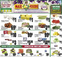 Weekly ad Maxi Foods 03/29/2023 - 04/04/2023
