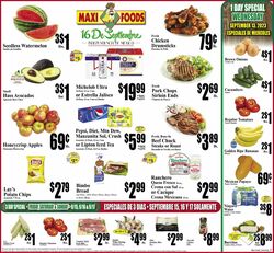 Weekly ad Maxi Foods 09/06/2023 - 09/12/2023