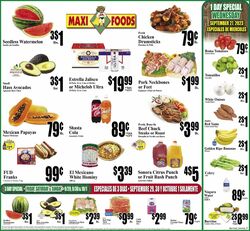 Weekly ad Maxi Foods 09/27/2023 - 10/03/2023