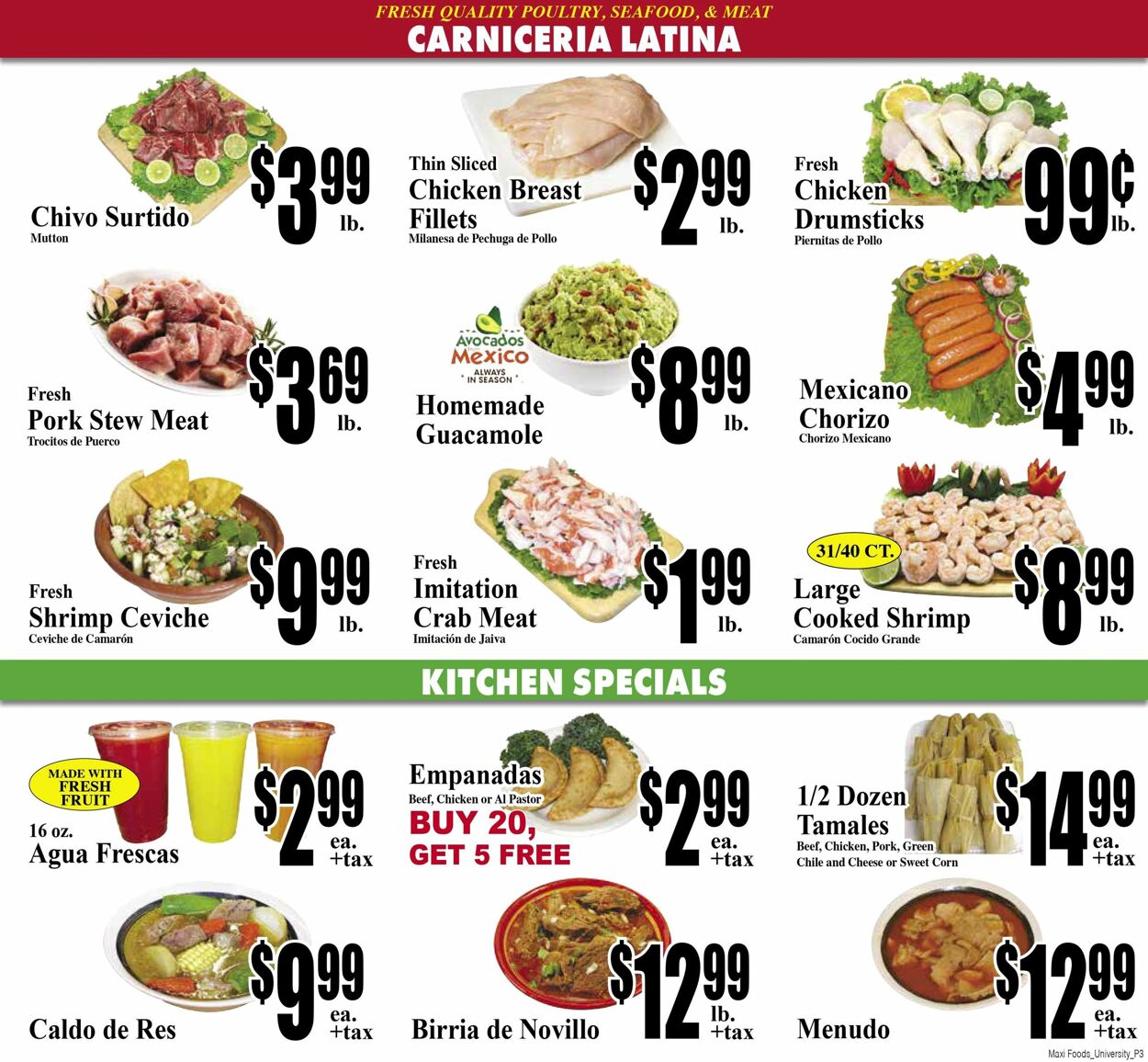 Weekly ad Maxi Foods 11/15/2023 - 11/21/2023