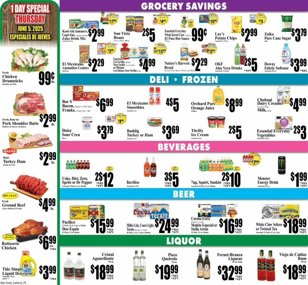 Weekly ad Maxi Foods 06/04/2025 - 06/10/2025