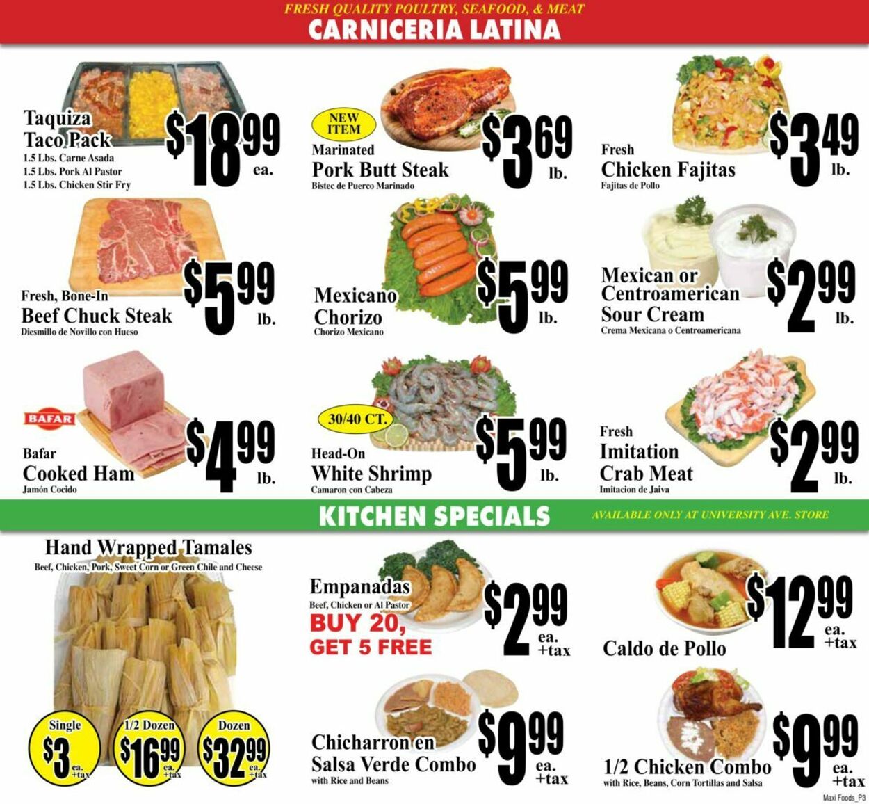 Weekly ad Maxi Foods 06/04/2025 - 06/10/2025