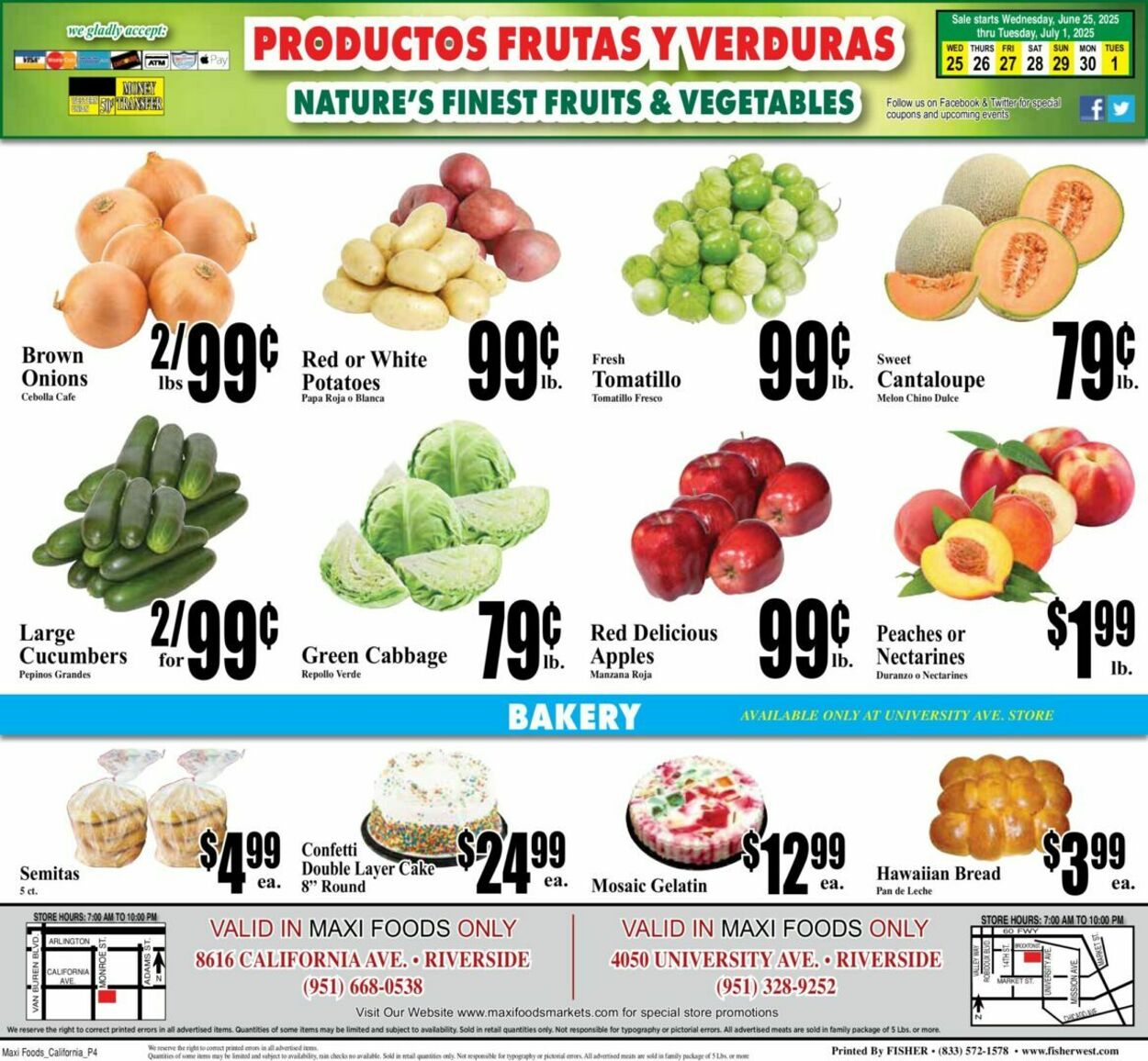 Weekly ad Maxi Foods 06/25/2025 - 07/01/2025