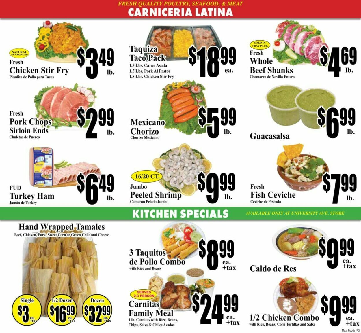 Weekly ad Maxi Foods 06/25/2025 - 07/01/2025