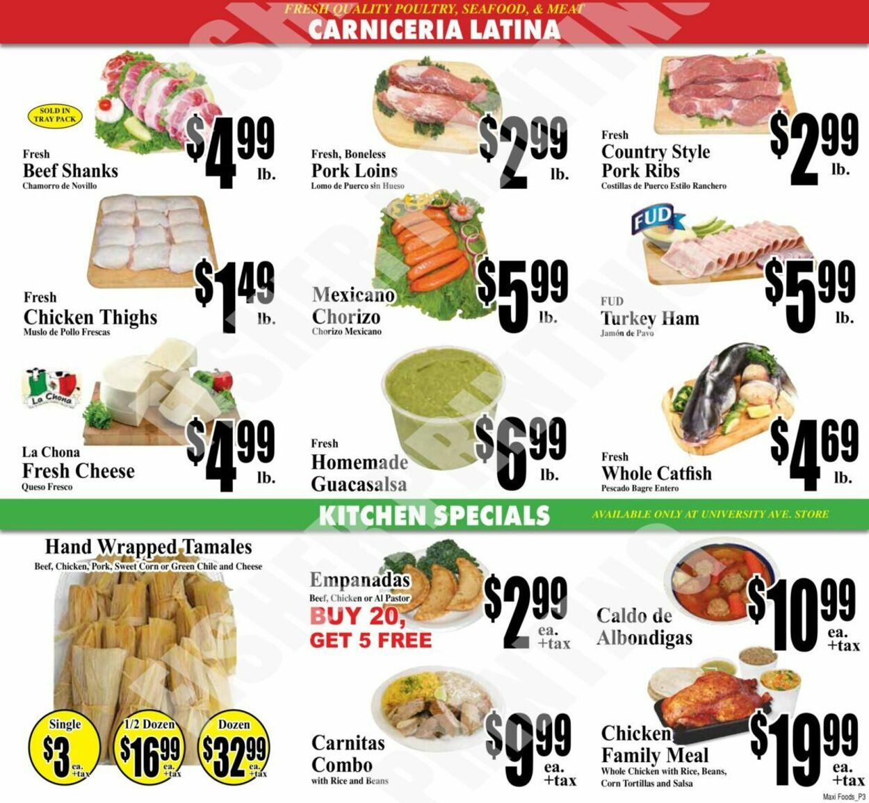 Weekly ad Maxi Foods 12/03/2025 - 12/09/2025