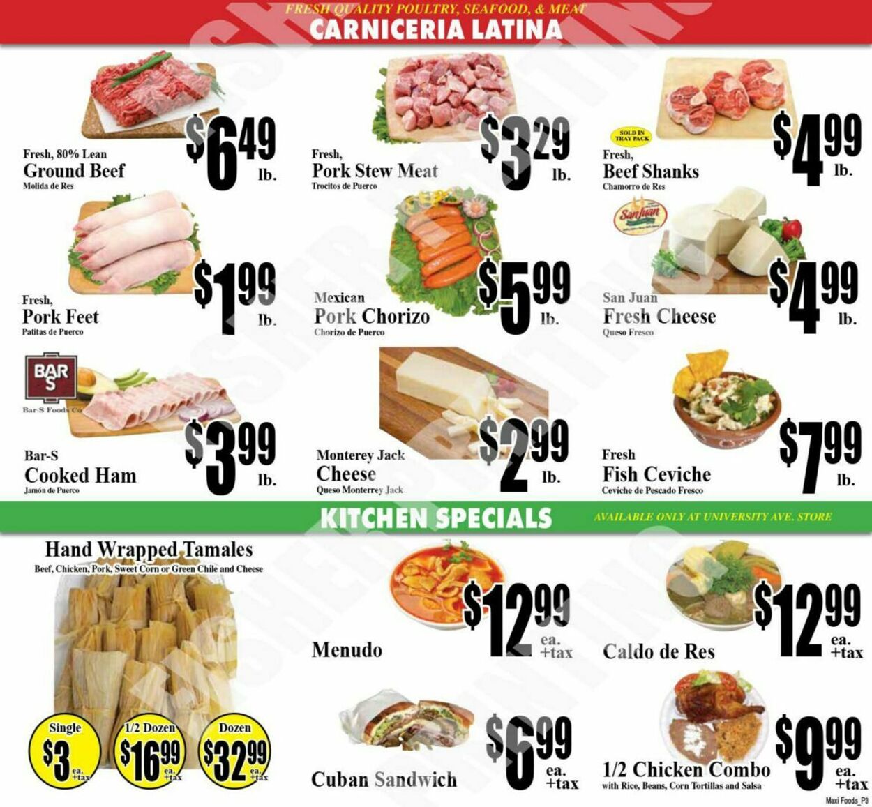Weekly ad Maxi Foods 10/08/2025 - 10/14/2025