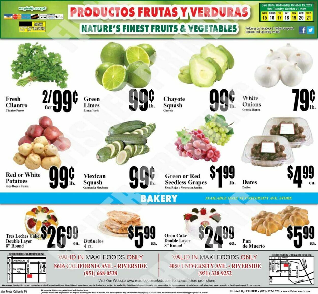 Weekly ad Maxi Foods 10/08/2025 - 10/14/2025