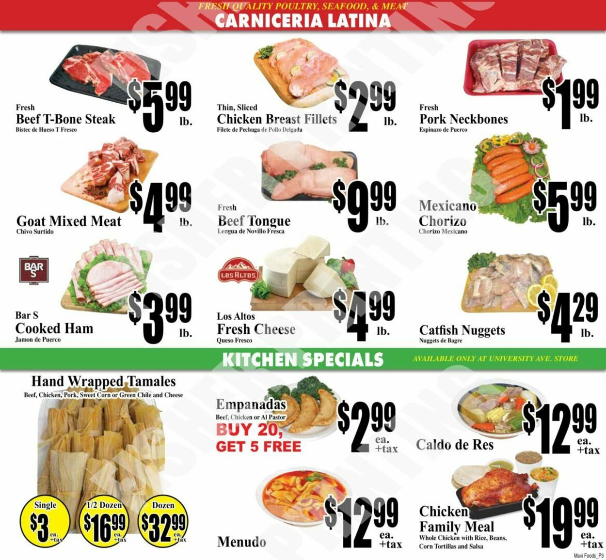 Weekly ad Maxi Foods 12/10/2025 - 12/16/2025
