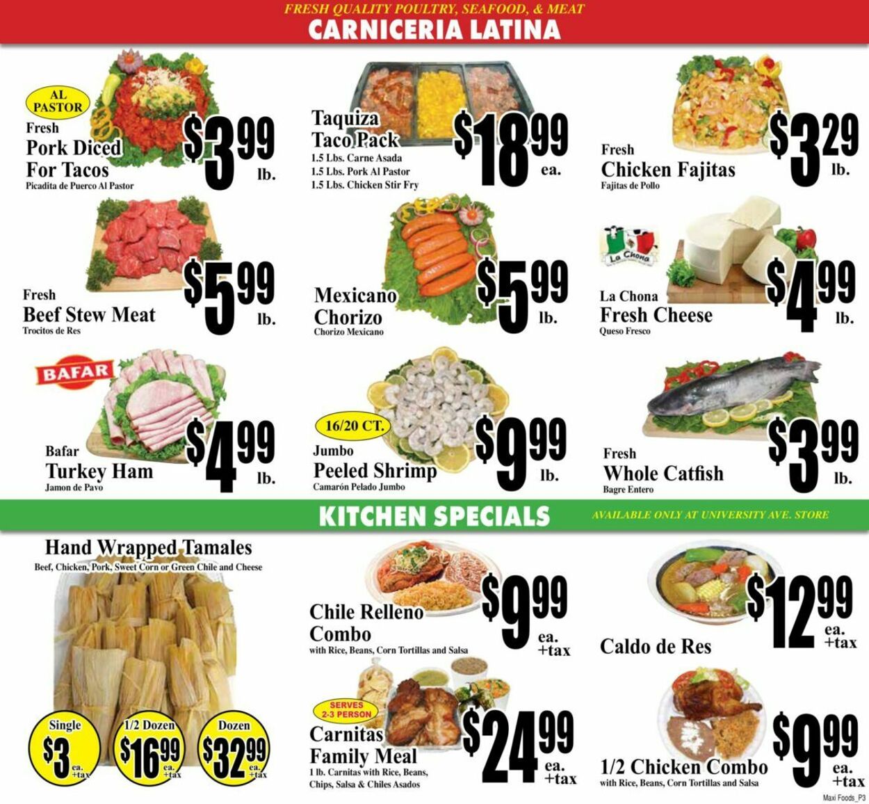 Weekly ad Maxi Foods 07/09/2025 - 07/15/2025