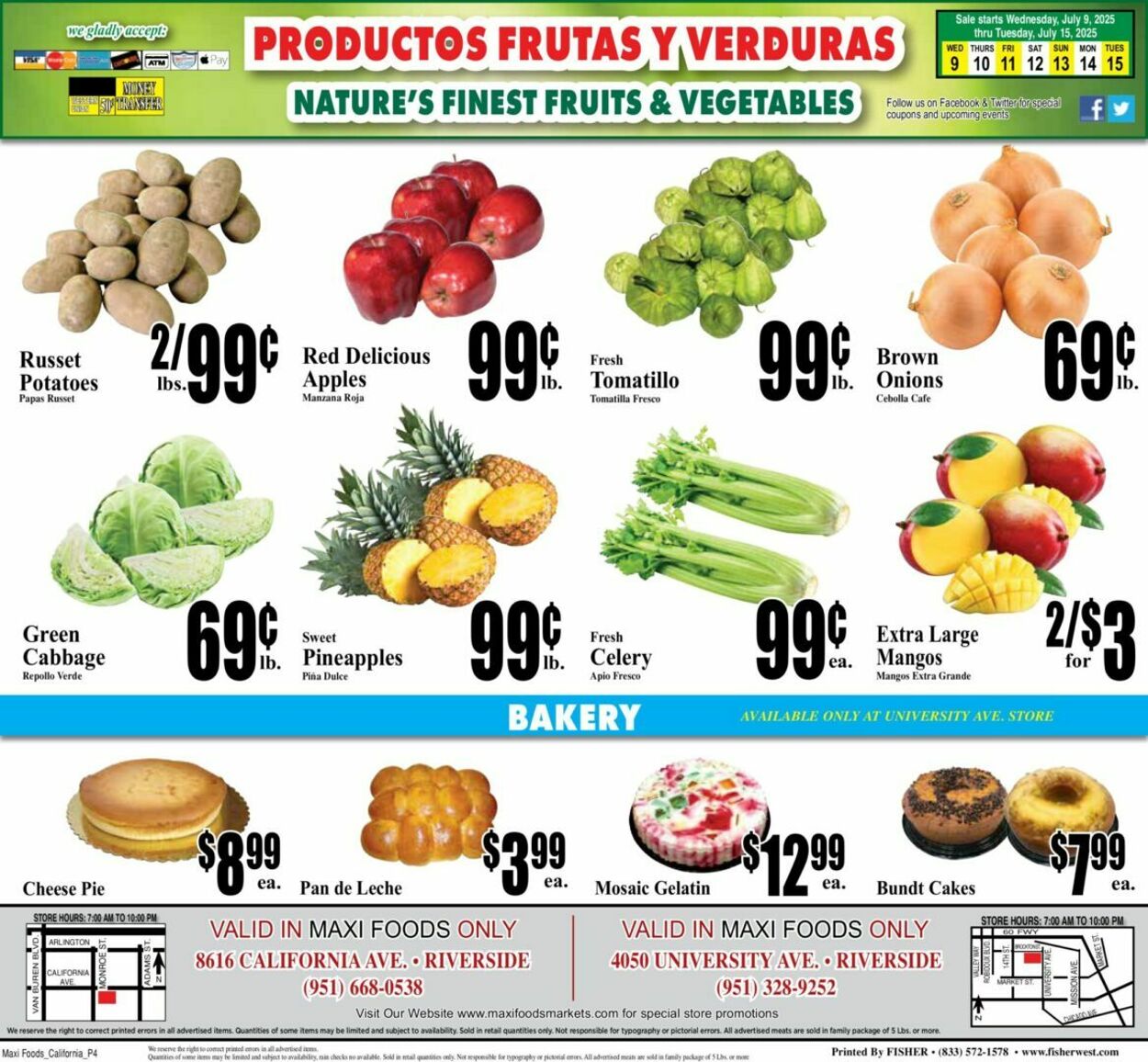 Weekly ad Maxi Foods 07/09/2025 - 07/15/2025