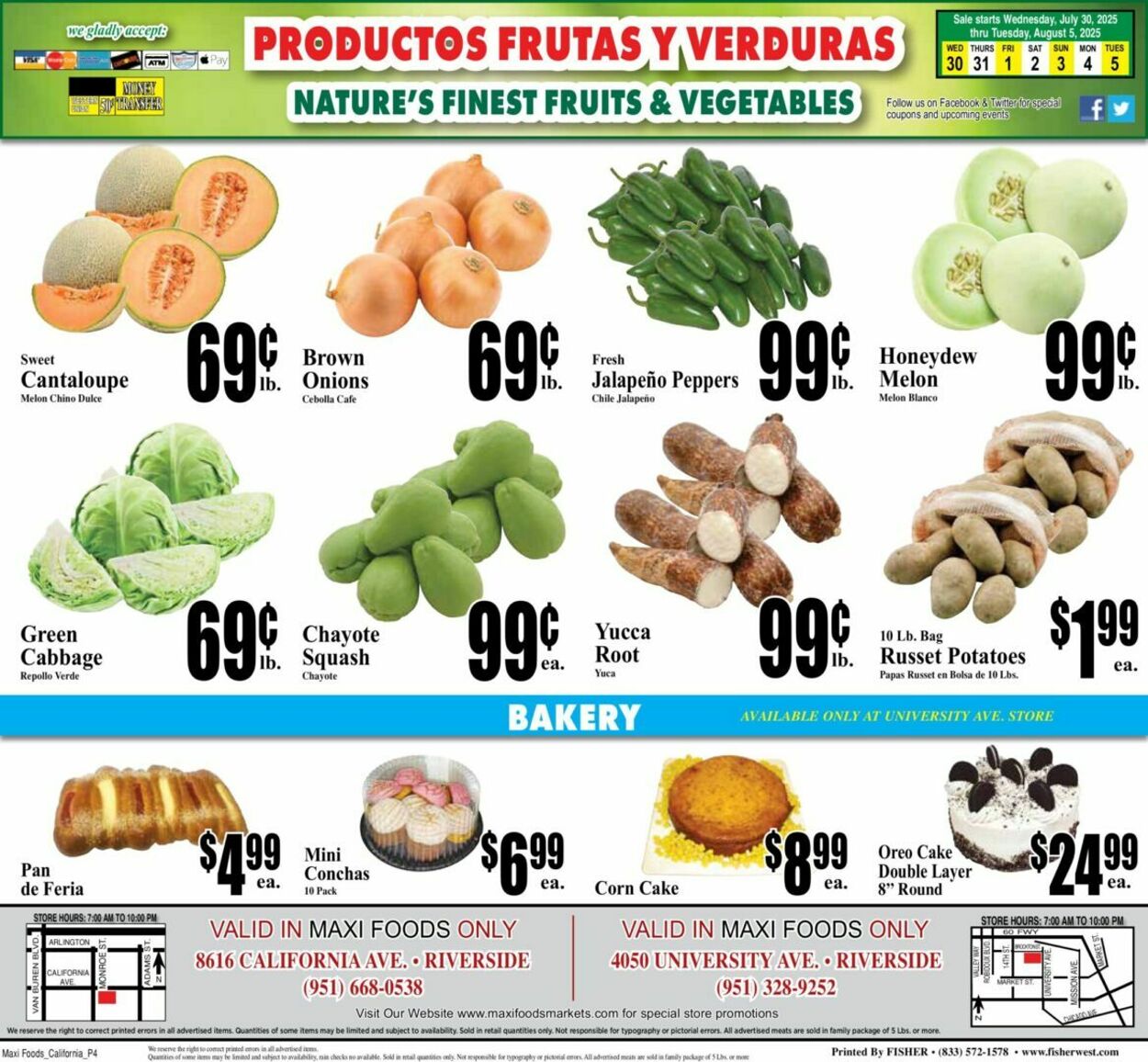 Weekly ad Maxi Foods 07/23/2025 - 07/29/2025