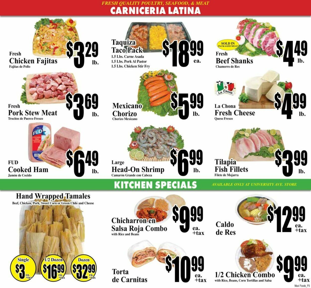 Weekly ad Maxi Foods 07/23/2025 - 07/29/2025
