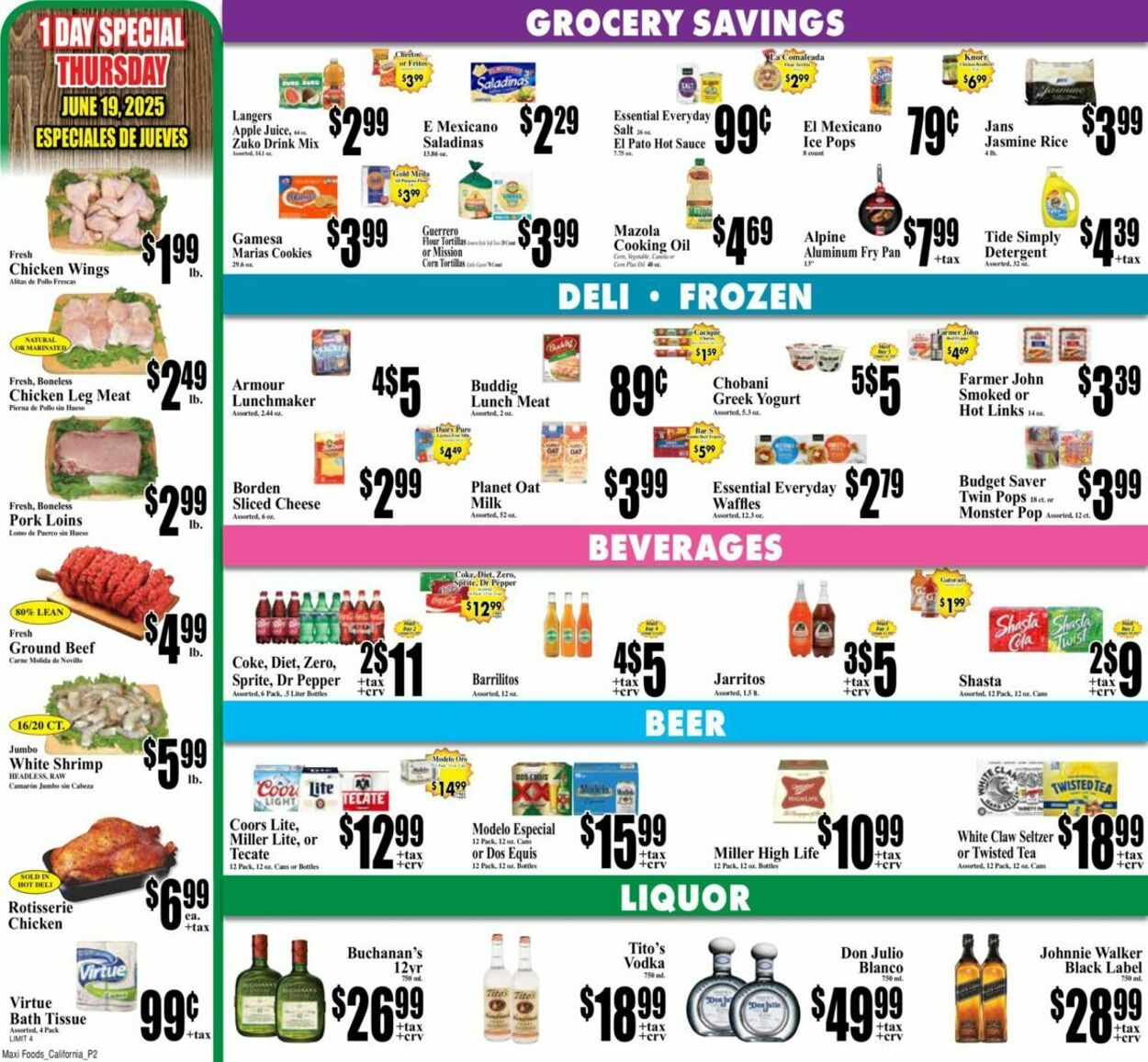 Weekly ad Maxi Foods 06/11/2025 - 06/17/2025