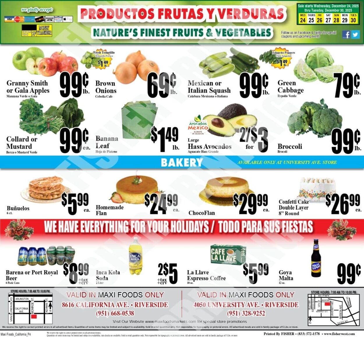 Weekly ad Maxi Foods 12/24/2025 - 12/30/2025
