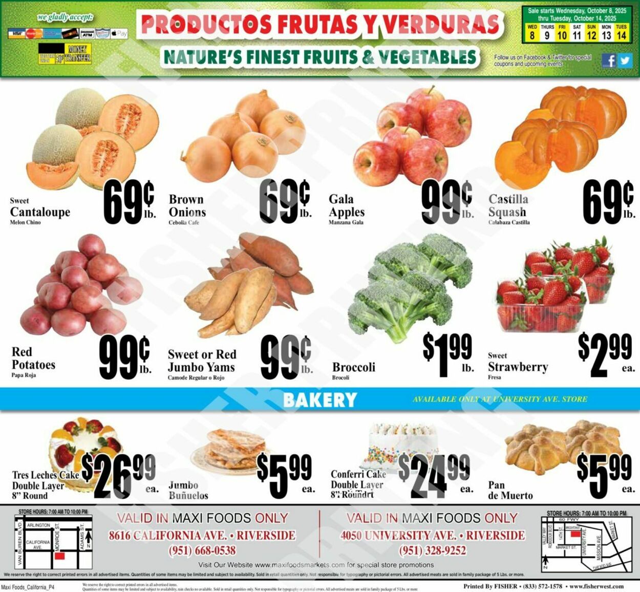 Weekly ad Maxi Foods 10/01/2025 - 10/07/2025